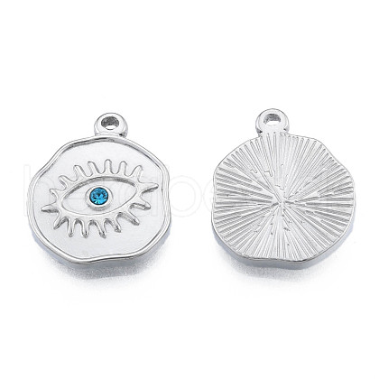 304 Stainless Steel Pendants STAS-N098-158P-1