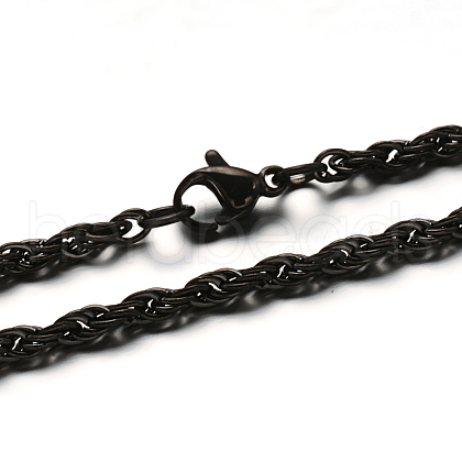 304 Stainless Steel Rope Chain  Necklaces STAS-L164-02B-1