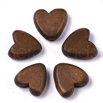 Painted Wood Beads X-WOOD-R265-08D-1