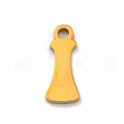 201 Stainless Steel Charms STAS-U016-01G-I-1