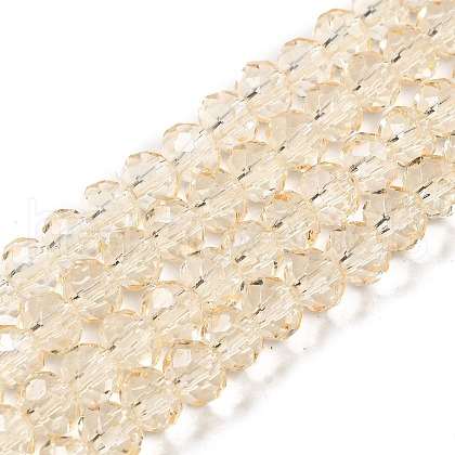 Transparent Baking Paint Glass Beads Strands X1-DGLA-A034-T6mm-D02-1