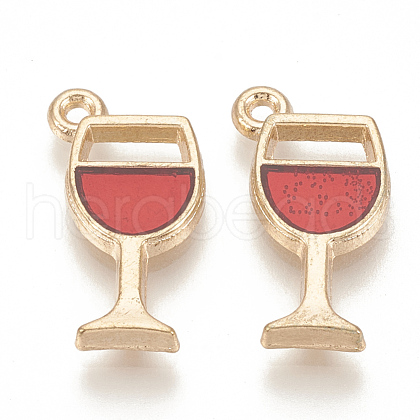 Alloy Enamel Pendants ENAM-S115-013-1
