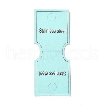 Folding Paper Display Card with Word Stainless Steel CDIS-L009-04-1