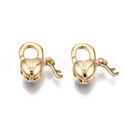 Brass Lobster Claw Clasps KK-S356-315-NF-1