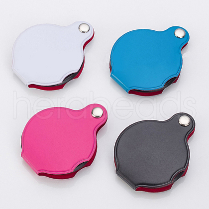 Mini Glass Lens Magnifier AJEW-L073-13-1