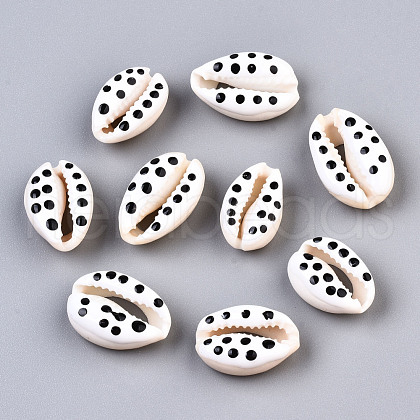 Natural Cowrie Shell Beads SHEL-Q312-006A-1