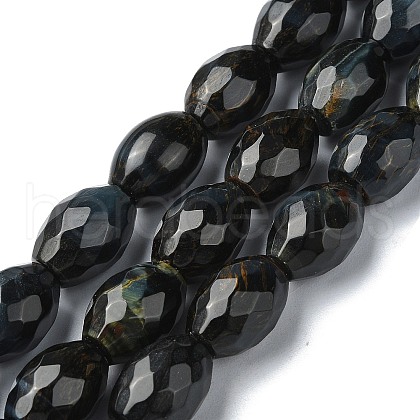 Dyed Natural Tiger Eye Beads Strands G-C135-J01-01-1