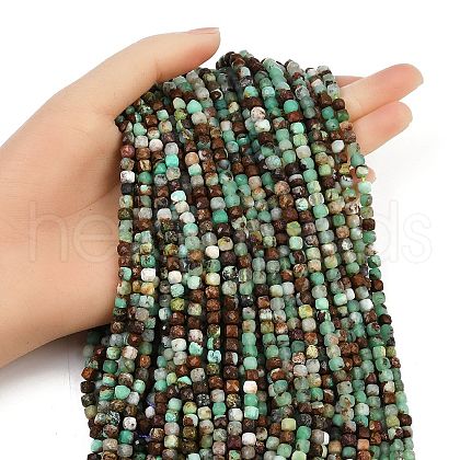 Natural Chrysoprase Beads Strands G-RM2025425-B01-4x4mm-1