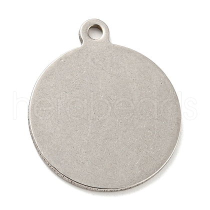 Non-Tarnish 304 Stainless Steel Pendants STAS-G318-07P-1