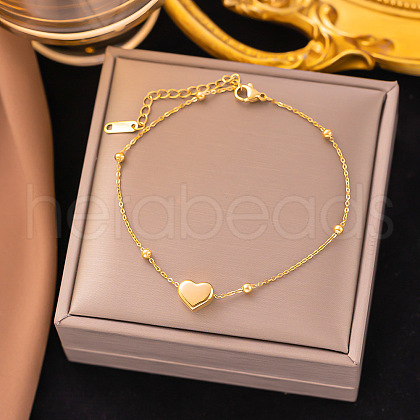 Stainless Steel Alloy Charm Anklets WG33B59-18-1