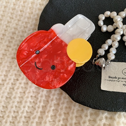 Table Tennis Racket Cellulose Acetate(Resin) Claw Hair Clips PW-WG90B61-01-1