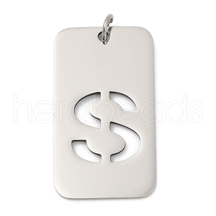 304 Stainless Steel Pendants STAS-M115-01P-S-1