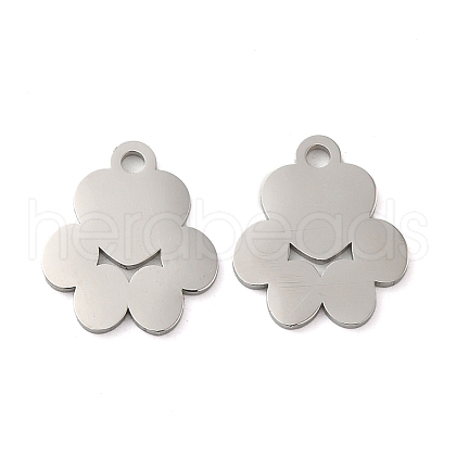 Non-Tarnish 304 Stainless Steel Charms STAS-J042-20P-1