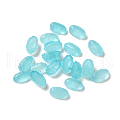 Natural White Jade Dyed Cabochons G-F772-01A-04-1