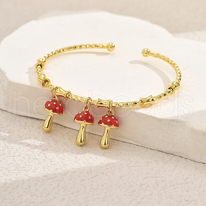 Cute and Sweet Brass Enamel Cuff Bangles EC0597-5-1
