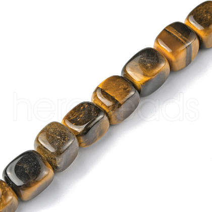 Natural Tiger Eye Beads Strands G-F743-02H-1