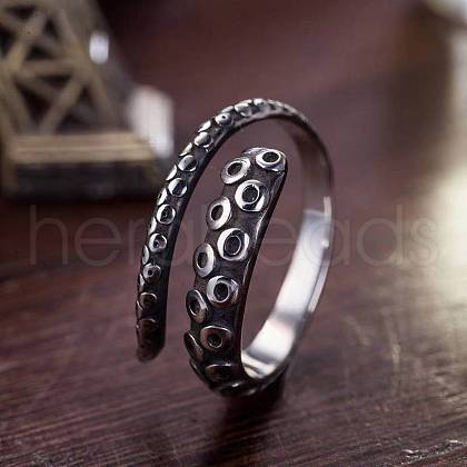 Alloy Adjustable Open Cuff Rings FS-WG8E8AD-01-1