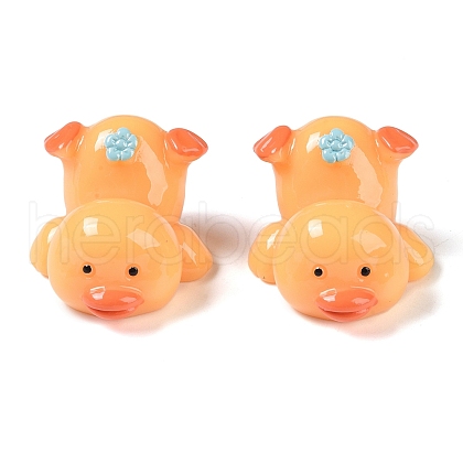 Cartoon Cute Resin 3D Duck Figurines RESI-L042-01C-1
