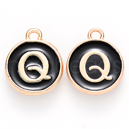 Golden Plated Alloy Charms X-ENAM-S118-02Q-1