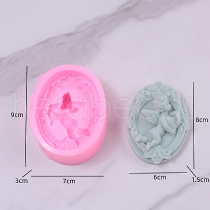 Angel DIY Food Grade Silicone Statue Candle Molds PW-WG89273-01-1