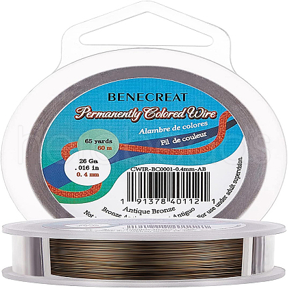 Round Craft Copper Wire CWIR-BC0001-0.4mm-AB-1