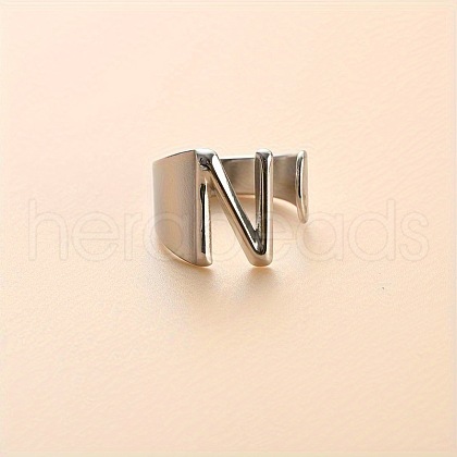 304 Stainless Steel Cuff Rings FS-WGEAFE6-28-1