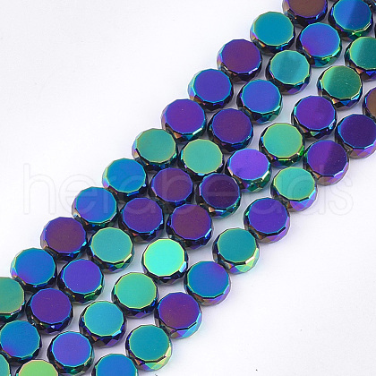 Electroplate Glass Beads Strands EGLA-S176-6B-E02-1