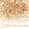 Unicraftale 200Pcs 4 Styles Brass Split Rings FIND-UN0016-24-1