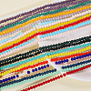 GOMAKERER 21 Strands 21 Colors Opaque Solid Color Glass Beads Strands EGLA-GO0001-03-5