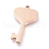 304 Stainless Steel Pendants STAS-M275-01RG-2
