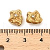 304 Stainless Steel Crystal Rhinestone Bead STAS-U047-03G-3