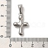 Non-Tarnish 304 Stainless Steel Pendants STAS-M322-14P-3