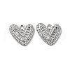 Brass Micro Pave Cubic Zirconia Pendants KK-H460-48P-1