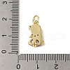 Brass Micro Pave Colorful Cubic Zirconia Glass Pendants X-KK-R162-026D-G-3