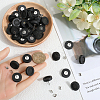 SUNNYCLUE 40Pcs Wooden Stud Earring Findings FIND-SC0012-24-3
