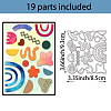 Boho Style Carbon Steel Cutting Dies Stencils DIY-WH0309-1406-2