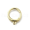 Brass Spring Gate Rings KK-K400-07G-1