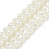 Transparent Spray Painted Glass Beads Strands GLAA-P066-01B-2