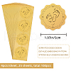 Self Adhesive Gold Foil Embossed Stickers DIY-WH0211-134-2