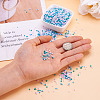 Opaque Glass Round Seed Beads GLAA-TAC0025-07A-01-12
