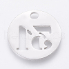Non-Tarnish 304 Stainless Steel Pendants STAS-F233-31-P-2