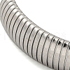 Non-Tarnish 304 Stainless Steel Spring Bangles for Women Men BJEW-U003-02F-P-3