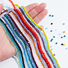 AHADERMAKER 20 Strand 20 Colors Glass Beads Strands GLAA-GA0001-65-3