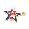 Independence Day Alloy Enamel Pandants FIND-M083-05P-G-2