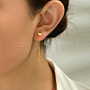 Brass Heart Tassel Ear Thread for Women Vacation Date Gift AH5896-1