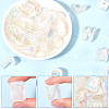 SOFPLATE 50Pcs Opaque Rainbow Iridescent Acrylic Beads OACR-SP0001-29A-6