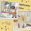 SUNNYCLUE 10Pcs 5 Styles Clear Glass Dome Cover CON-SC0001-04-5