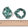 Dyed Nuggets Natural Druzy Geode Agate Big Pendants G-M287-08-S-3