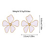 304 Stainless Steel Enamel Stud Earrings FS-WG1F046-05-1