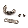 Zinc Alloy D Clasps PALLOY-A068-02B-4